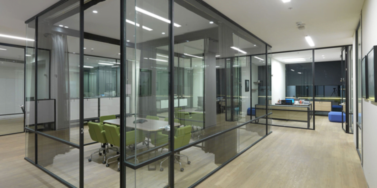 Aluminum And glass Partition (2)