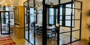 Aluminum And glass Partition