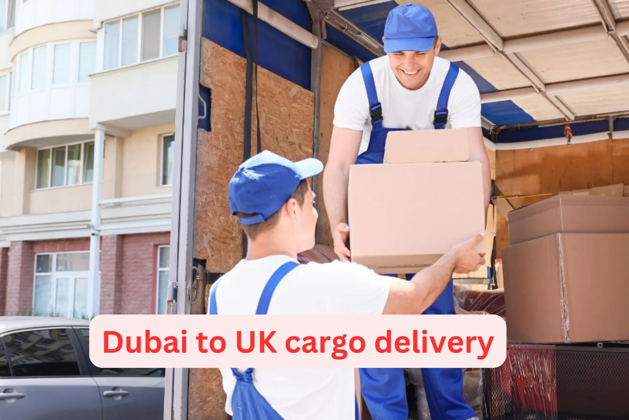 Dubai to UK cargo delivery